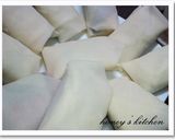 簡単★豆腐と生ハムの春巻き作り方6写真