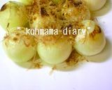 玉ねぎのグリル☆かつお醤油作り方4写真