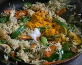 マクロビンディFried rice作り方15写真