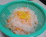 大根の酢物、ゆずを入れて香り美味しい～作り方1写真