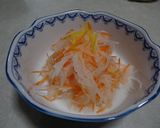大根の酢物、ゆずを入れて香り美味しい～作り方2写真