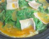タジン鍋で♪白菜とベーコンの卵とじ作り方5写真