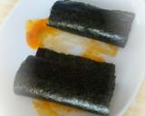 お餅の食べるラー油のせ作り方4写真