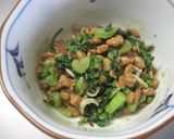 だいこんの葉っぱ炒めてみました作り方5写真