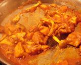 カセットコンロで鶏もも肉ゴボウのパエリア作り方6写真