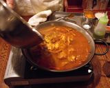 カセットコンロで鶏もも肉ゴボウのパエリア作り方7写真