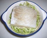 簡単白身魚とキャベツのチーズ焼き♪作り方3写真