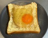 目玉焼きトースト作り方3写真