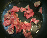 きのこと牛肉のオイスターソース炒め作り方3写真