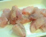 メカジキの酢醤油炒め作り方1写真