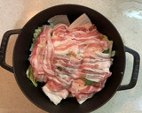 しょうがたっぷり！白菜と豚バラ肉の蒸し煮作り方3写真