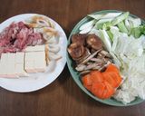 我が家のピリ辛味噌鍋作り方1写真