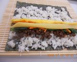 韓国のり巻き　キンパップ作り方7写真