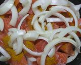 タジン鍋で鮭のカレー風味のチーズ焼き☆作り方3写真