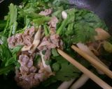 春菊と豚肉の✿オイスター炒め✿作り方4写真