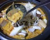 酒粕たっぷり☆酒粕スイトンの味噌鍋作り方5写真