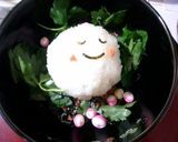 ほっこり　癒しの顔付☆お茶漬け作り方2写真