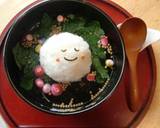ほっこり　癒しの顔付☆お茶漬け作り方3写真