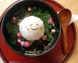 ほっこり　癒しの顔付☆お茶漬け作り方3写真