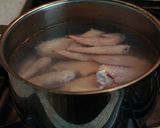 蓮根のすり流し　チキンスープ　圧力鍋使用作り方3写真