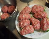 長ネギ入り☆ピーマンマンハンバーグ作り方4写真