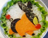 ポカブ✿ポケモンBWキャラ弁作り方4写真