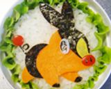ポカブ✿ポケモンBWキャラ弁作り方5写真