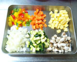 残り野菜で簡単　鶏肉と野菜の甘酢あんかけ作り方3写真