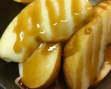 薄切りりんごの黒蜜＆きな粉かけ作り方1写真