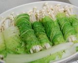 レンジで楽うま♪白菜えのきロール作り方3写真