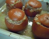 トマトのひき肉オーブン焼き作り方5写真