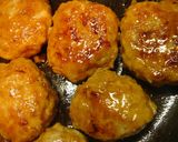 歯ごたえ抜群！軟骨入り鶏つくねの照り焼き作り方6写真
