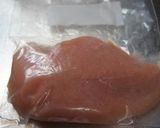 鶏むね肉のステーキ・バルサミコソース作り方1写真