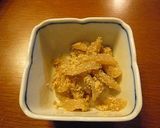 魚卵とコンニャクの炒め煮作り方7写真