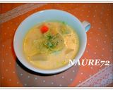 †蕪と白菜のあったかmilkスープ†作り方7写真