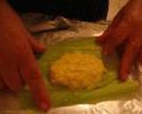 Tamal asado de elote2 タマルアサードデエローテ２（予算約１０００コロン）作り方6写真