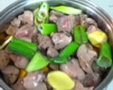 鶏レバーとかぼちゃの煮物作り方2写真