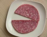 ビアハムで♡ハム巻きおにぎり♪作り方1写真