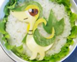 ツタージャ✿ポケモンBWキャラ弁作り方5写真