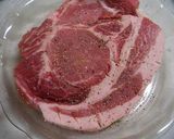 圧力鍋de「トンカツ肉の香草煮」作り方2写真