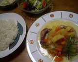 圧力鍋de「トンカツ肉の香草煮」作り方7写真