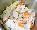 かぼちゃ入れてみて！味噌仕立てすいとん♪作り方3写真