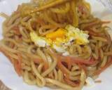 ♥簡単♥とろたま紅生姜焼うどん♥作り方5写真