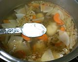 かぼちゃ入れてみて！味噌仕立てすいとん♪作り方6写真