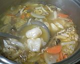 かぼちゃ入れてみて！味噌仕立てすいとん♪作り方7写真