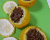 柚子のなかに味噌を入れて焼く柚子味噌～♪作り方2写真
