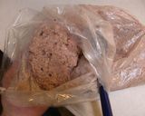 ビニール袋で♪れんこん和風ハンバーグ作り方4写真