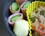 食べる時にプチッと☆お弁当マヨ巾着作り方5写真