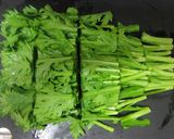 春菊とマッシュルームのホットサラダ作り方2写真
