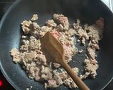 合い挽き肉でビビンバ風炒め作り方2写真